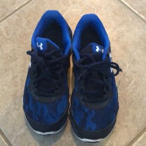 Boys Under Armour Shoes Blue Camp
